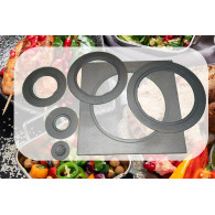 Płyta piekarnika 520x520mm Herdring pierścienie żeliwne pierścienie żeliwne pierścienie żeliwne