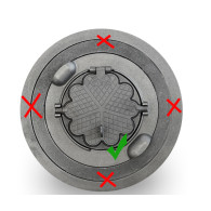 Żeliwne gofrownice w kształcie serca 24cm/33cm grill kuchnia ogrodowa