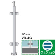 Słupek, Kotwienie górne - dwustronne 180° AISI304