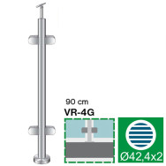 Słupek, Kotwienie górne - dwustronne 180° AISI304