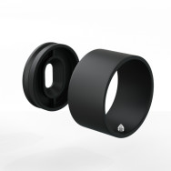 Kołnierz uchwyt prostopadły tulejowy poręczy fi 42,4 kolor