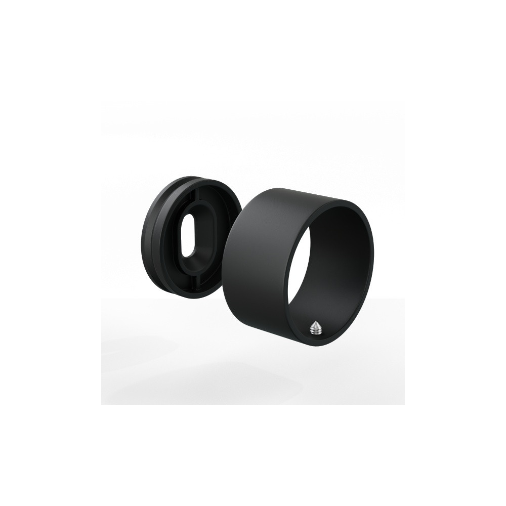 Kołnierz uchwyt prostopadły tulejowy poręczy fi 42,4 kolor