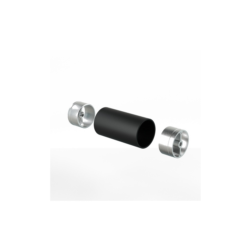 Łącznik wzdłużny poręczy fi 42 + adaptery: kolory wg RAL