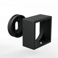 Rozeta/Kołnierz ścienny prostopadły poręczy 40x40mm - RAL