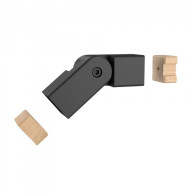 Kolano regulowane RAL poręczy drewnianej 40x40 + adaptery