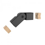 Kolano regulowane RAL poręczy drewnianej 40x40 + adaptery