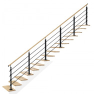 Zestaw balustrady Z6PS ND-Doma-4 LOFT Dąb