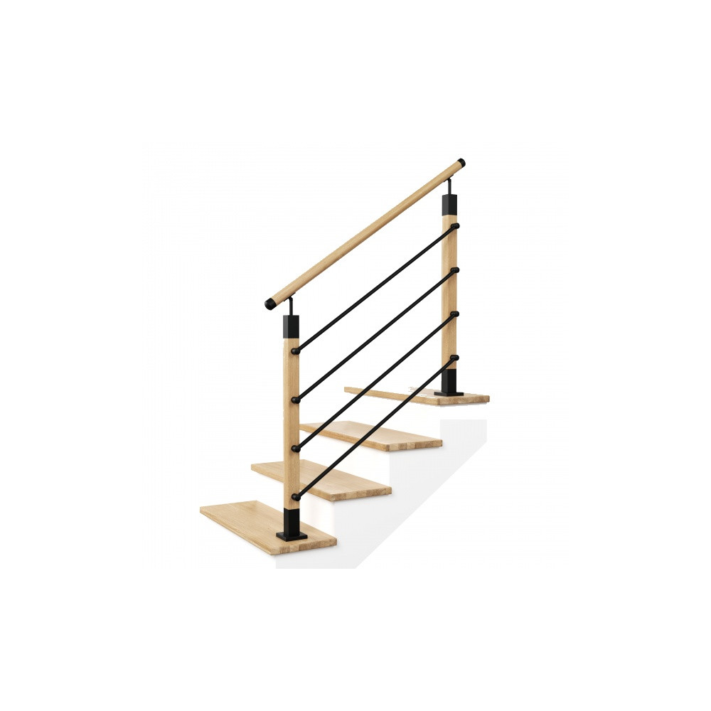 Zestaw balustrady Z2PS 50x50 RAL Dąb