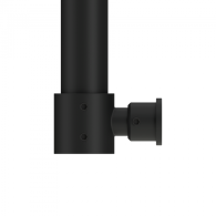 Uchwyt boczny - mocowanie boczne końcowe rury fi 25mm RAL