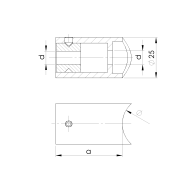 Uchwyt poręczy na ścianę