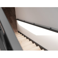 Poręcz ścienna SLIM LED 24V 25x45mm