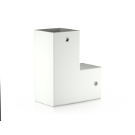 Mocowanie boczne profila zabudowy pionowej harfowej 25x25