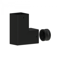 Mocowanie boczne profila zabudowy pionowej harfowej 25x25