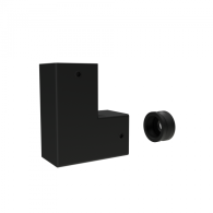 Mocowanie boczne profila zabudowy pionowej harfowej 25x25