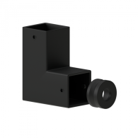 Mocowanie boczne profila zabudowy pionowej harfowej 25x25