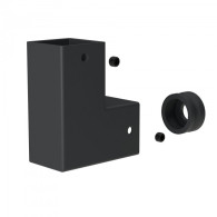 Mocowanie boczne profila zabudowy pionowej harfowej 25x25