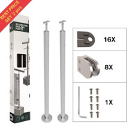 Słupek, Kotwienie górne - płaszczyzna (2szt.)