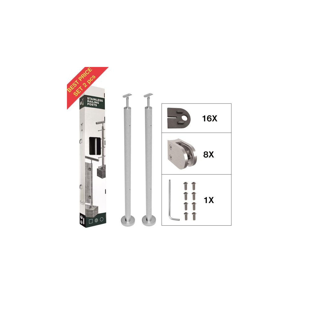 Słupek, Kotwienie górne - płaszczyzna (2szt.)