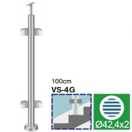 Słupek, Kotwienie górne - dwustronne 180° - do schodów