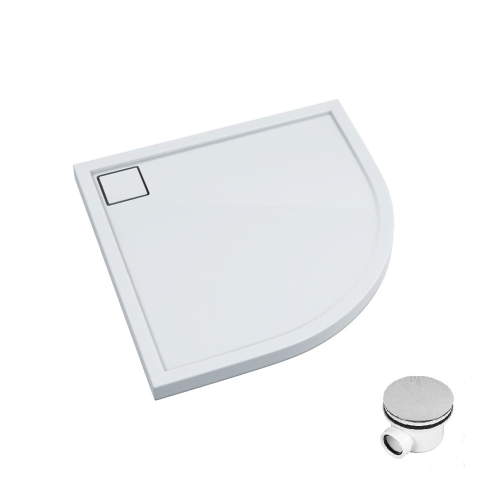 Mestrii Atira brodzik półokrągły 80 cm IBST-1-8080-O syfon gratis