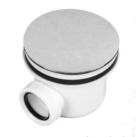 Mestrii Atira czarny brodzik kompozytowy półokrągły 80 cm IBSTC-1-8080-O syfon gratis