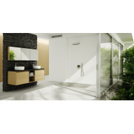 Protos Cement Stone brodzik kwadratowy cementowy 80x80 cm