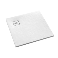 Protos White Stone brodzik kwadratowy (biały kamień) 100x100 cm