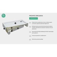 Competia brodzik półokrągły 80 cm