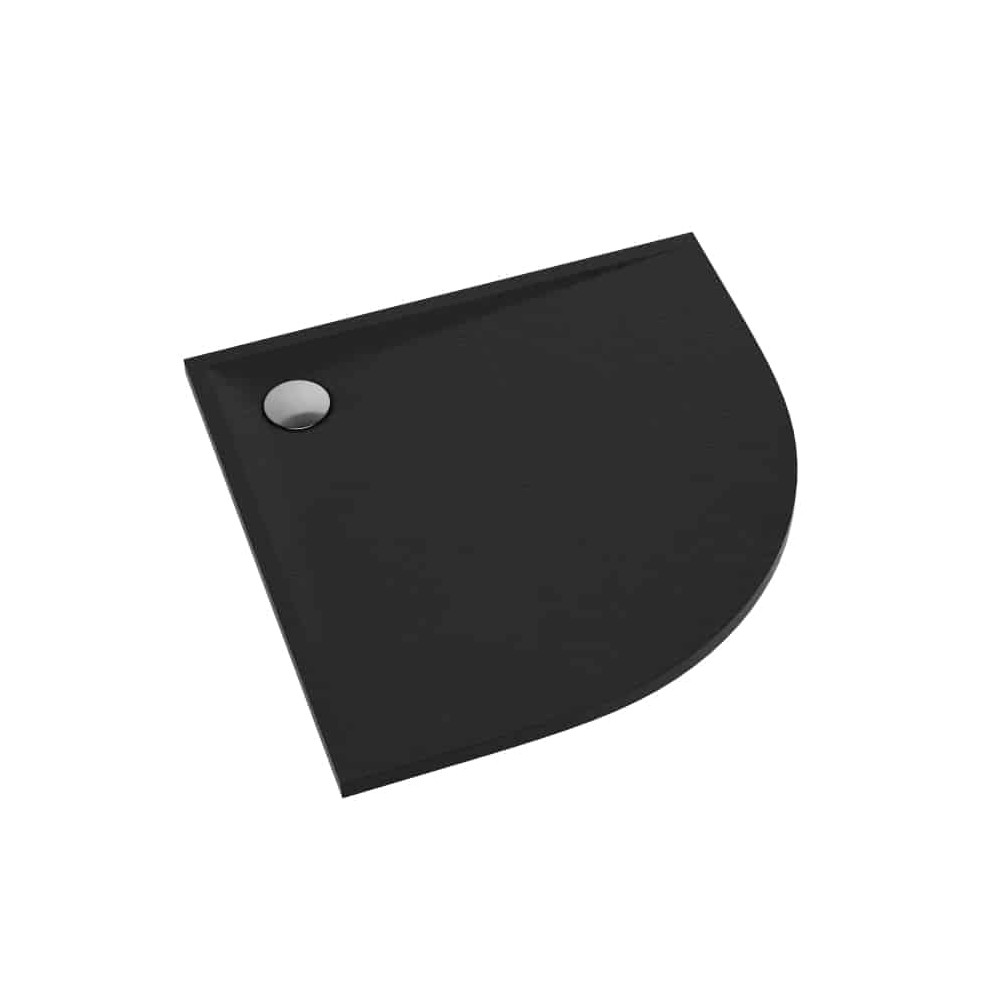 Etrusco Black Stone brodzik półokrągły 80 cm