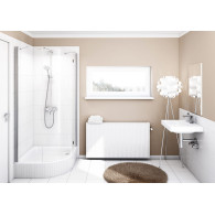 Grawello brodzik półokrągły 90 cm