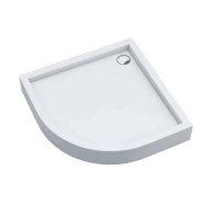 Medium White Stone brodzik półokrągły biały kamień 90x90 cm 3.4734/B/ST9