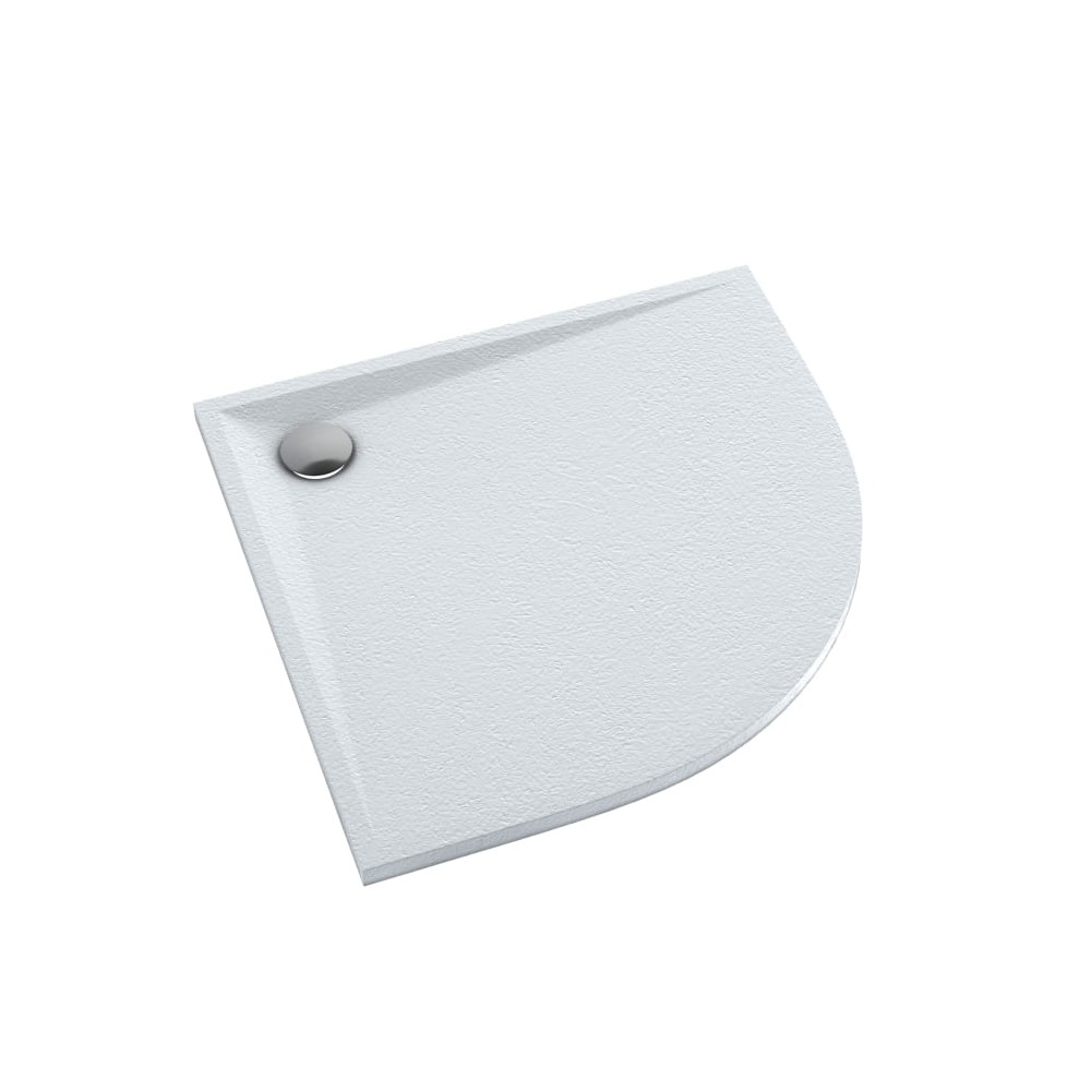 Wyprzedaż Schedpol Brodzik Stabilsound Plus® White Stone 80x80x3 cm R55