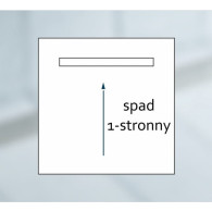 Slight Line brodzik podpłytkowy z maskownicą SLIGHT-PLATE130+50X90X5/12,5 cm