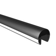 Aluminiowa Poręcz LED, BLACK ELOX