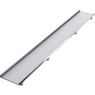 Brodzik podpłytkowy Stabilsound ® 120x120x5/12 cm z odpływem liniowym z maskownicą pod plytkę dł. 90 cm + syfon .