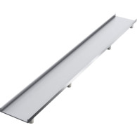 Brodzik podpłytkowy Stabilsound ® 90x140x5/12 cm z odpływem liniowym na dłuzszym boku z maskownicą pod płytkę dł. 90 cm + syfon