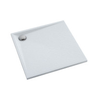 Etrusco White Stone brodzik kwadratowy 80 cm