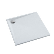 Etrusco White Stone brodzik kwadratowy 90 cm