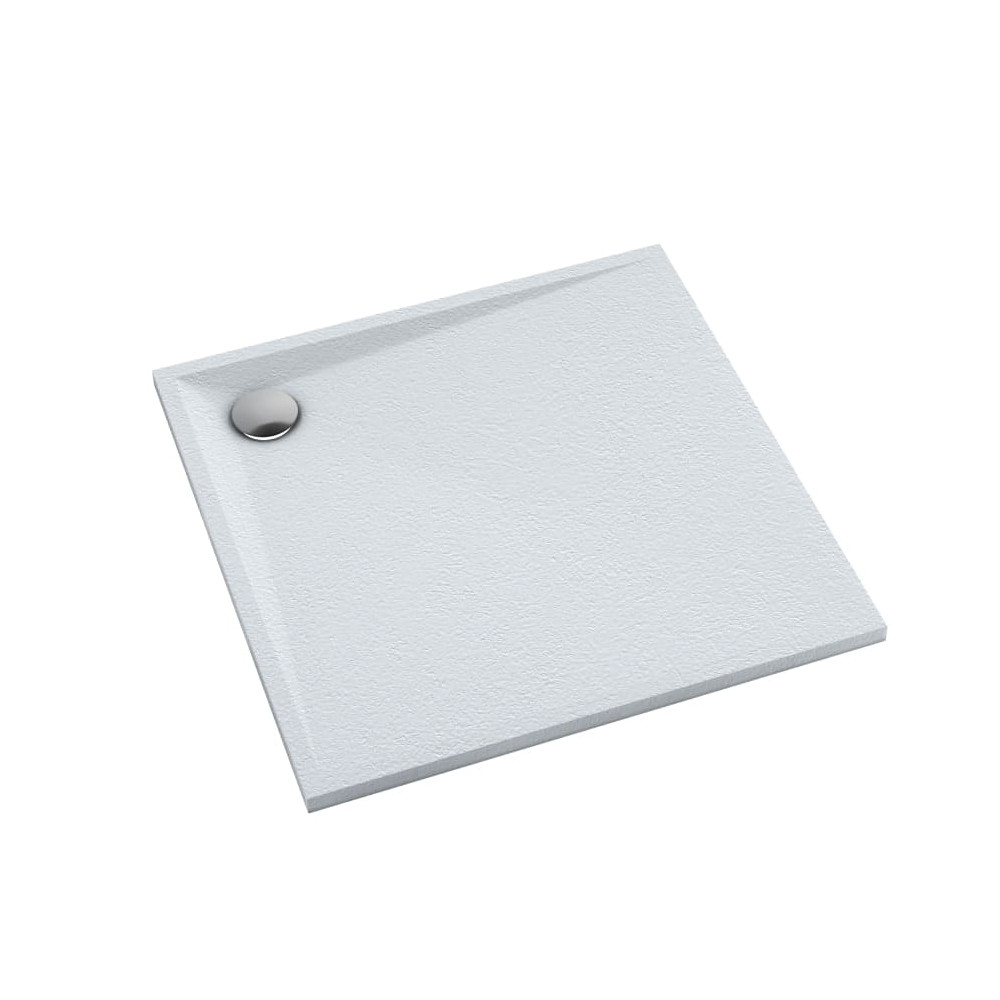 Etrusco White Stone brodzik kwadratowy 90 cm