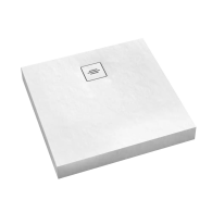 NonLimits White Stone brodzik 80x80 cm