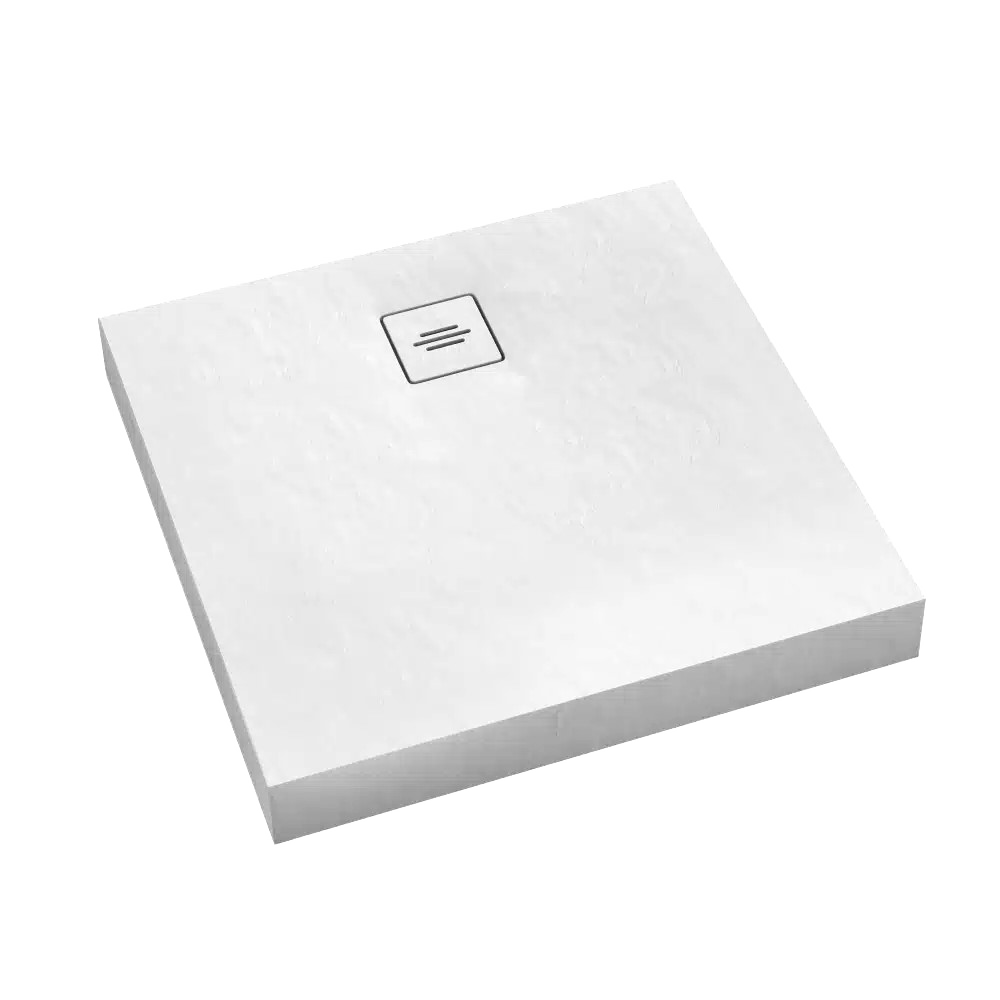 NonLimits White Stone brodzik 80x80 cm