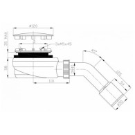 Solido brodzik kwadratowy 90 cm