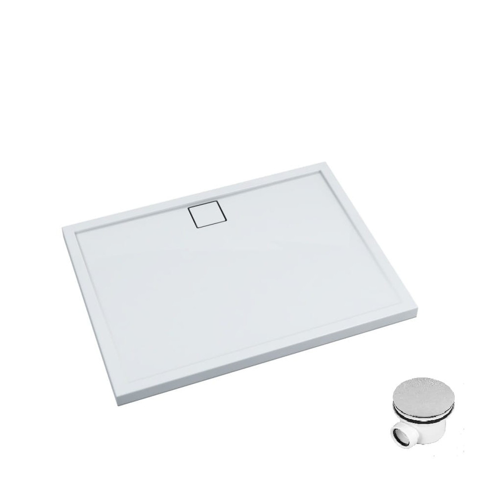 Mestrii Atira brodzik prostokątny 110x80x5 cm IBST-1-80110-P syfon gratis