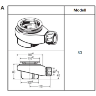 Mestrii New Piryt brodzik prostokatny biały strukturalny 90x140 cm