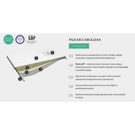 Protos Cement Stone brodzik prostokątny cementowy 90x100 cm