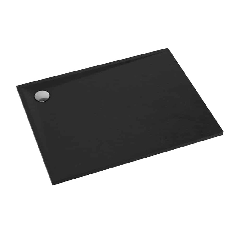 Etrusco Black Stone brodzik prostokatny 80x120 cm