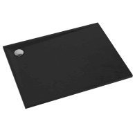 Etrusco Black Stone brodzik prostokatny 90x100 cm