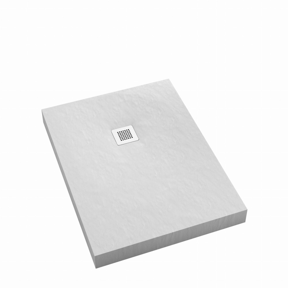 New Horizons White Stone brodzik prostokątny 90x140 cm