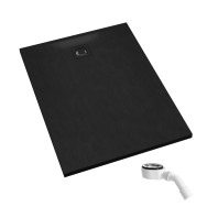 Majestic Black Stone (czarny kamień) brodzik 80x120 cm