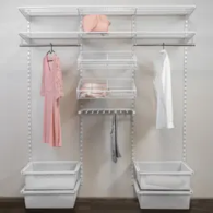 INTEGRI System garderoby kompletny biały (46 elementów) Domax